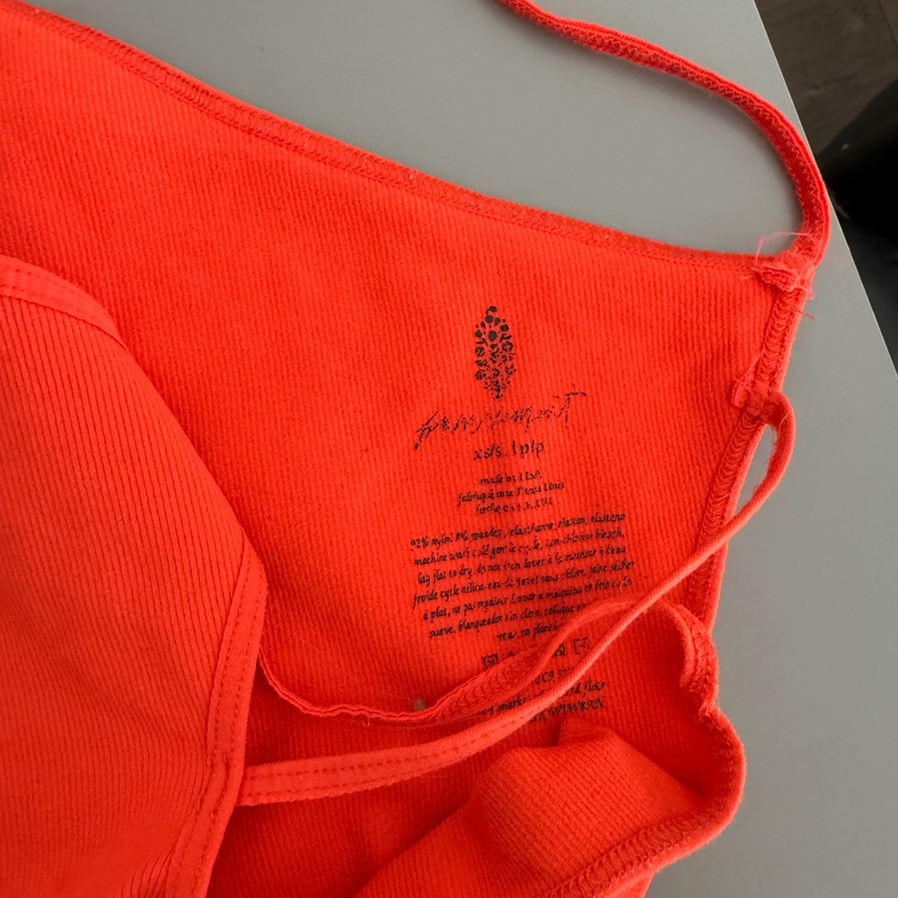Free People FP Movement Tighten Up Strappy Back Tank in Scarlet - Picture 5 of 5